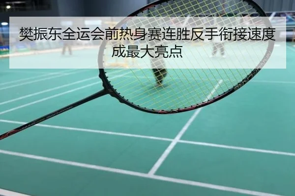 樊振东全运会前热身赛连胜反手衔接速度成最大亮点